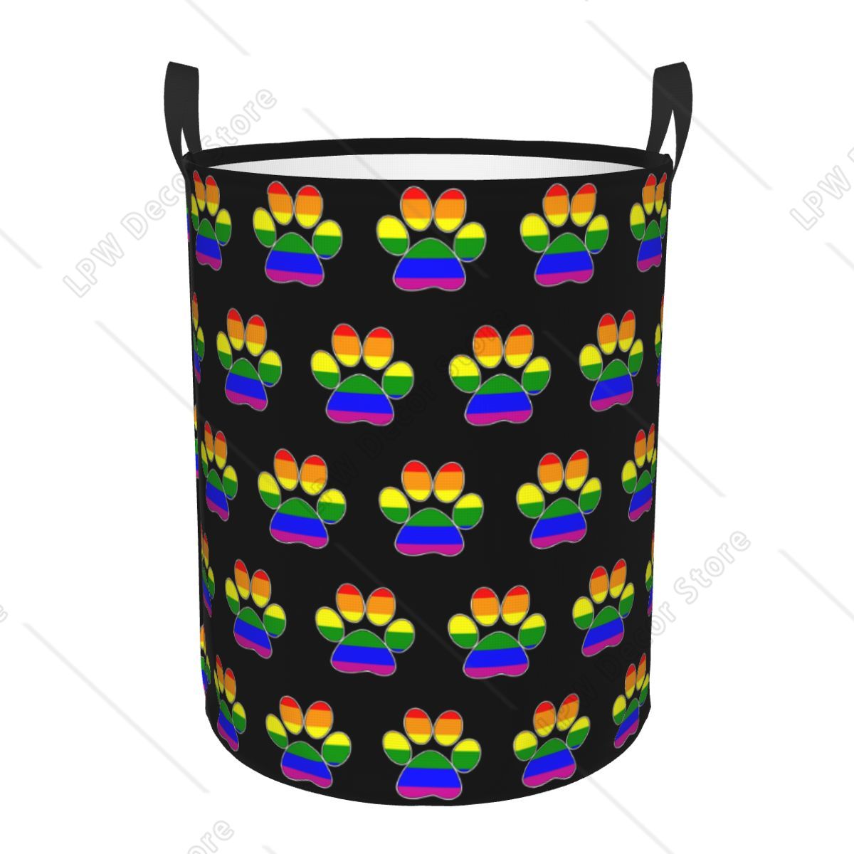Baby Nursery Handles - Aangepaste LGBT Pride Gay Paw wasmand