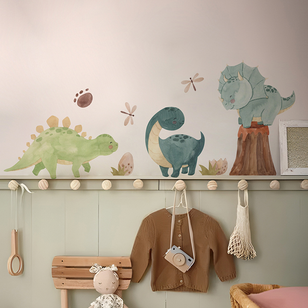 Baby Girl Nursery Quotes - Dinosaurus Muurstickers, Dino Alfabet Muurstickers, Muurdecor