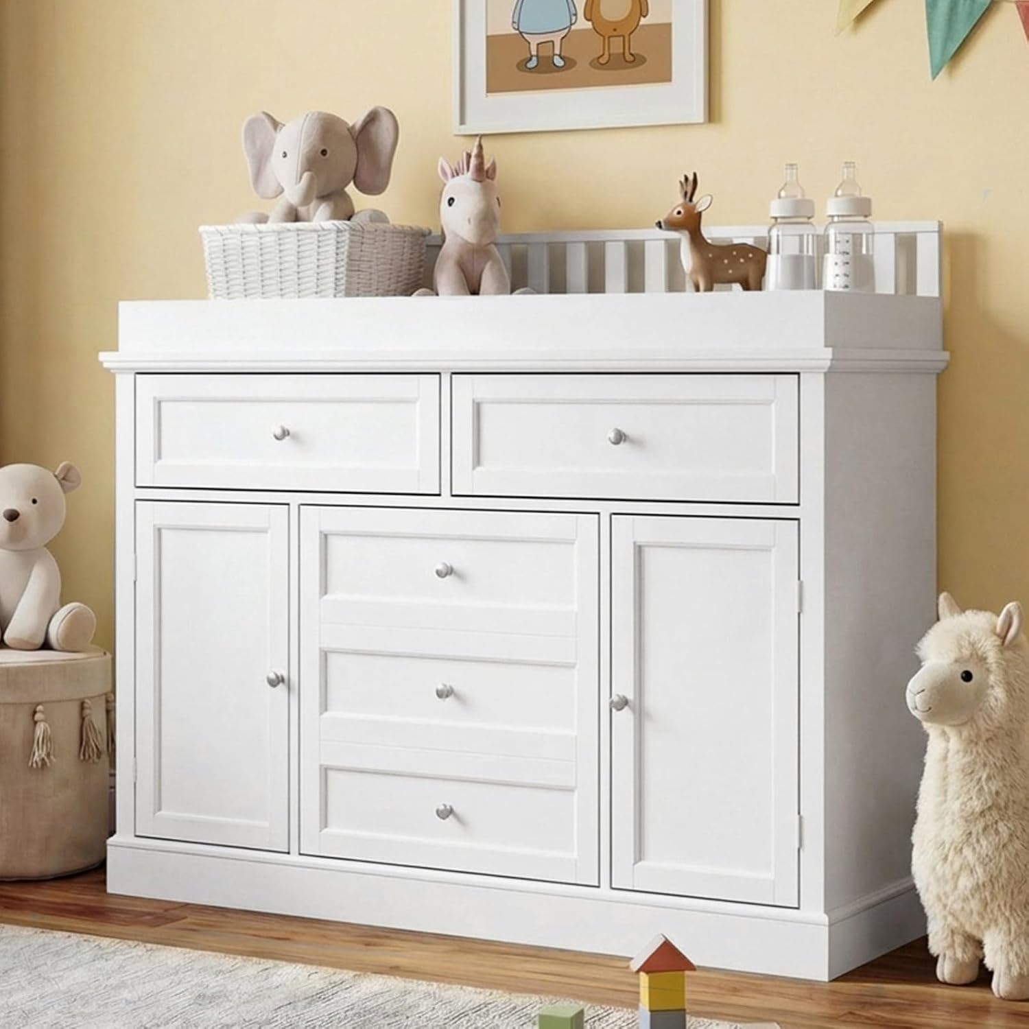 Baby Nursery Dresser Changing Table - 46