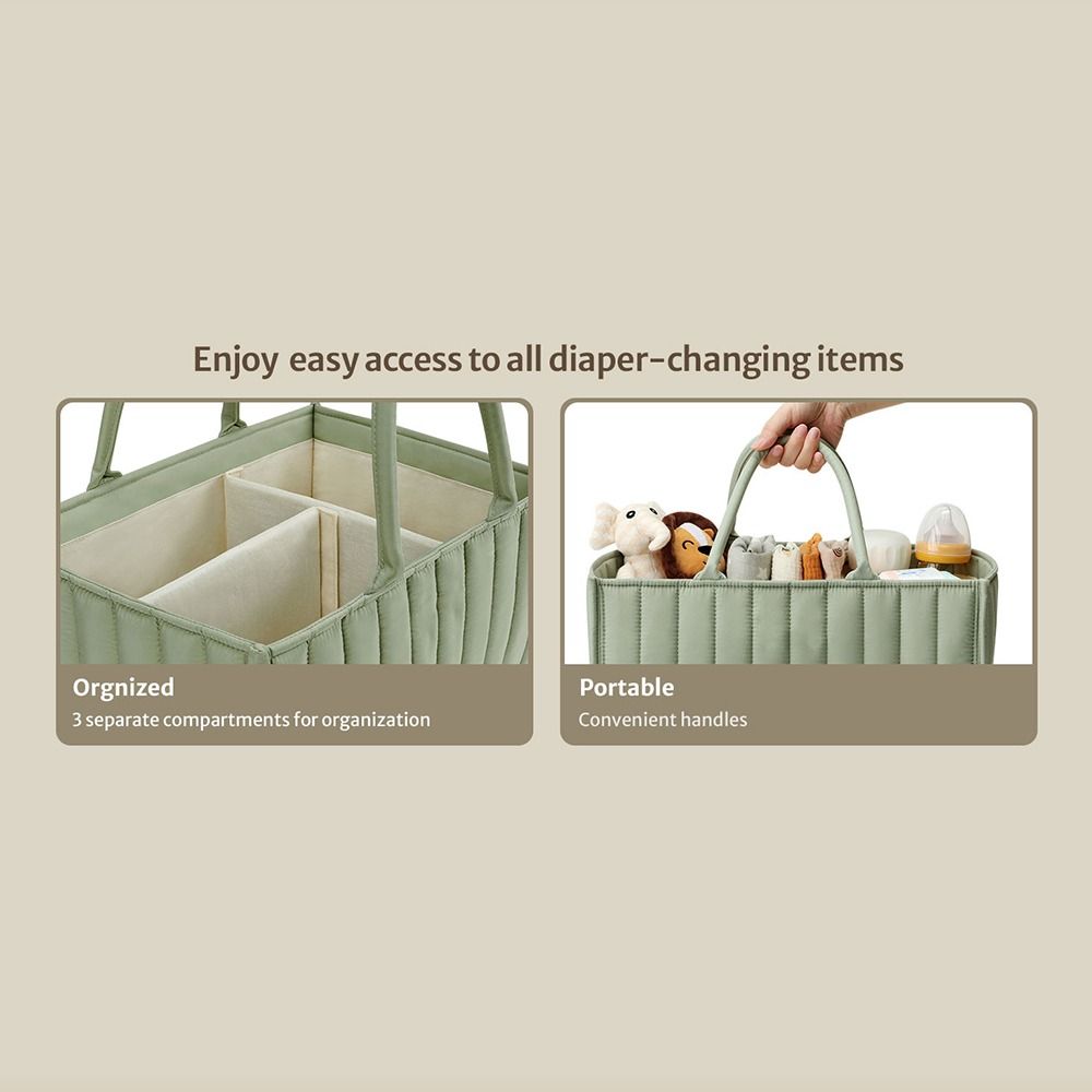 Baby Nursery Handles - Grote capaciteit babyluier opbergtas draagbaar handvat