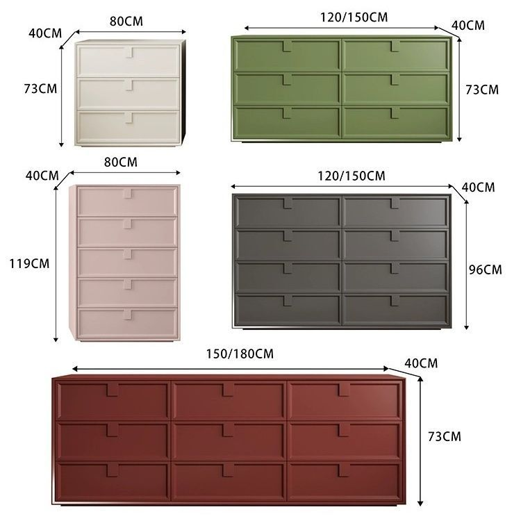 Changing Table Topper - 6-ladenkast kinderkamer commode opbergkast houten baby