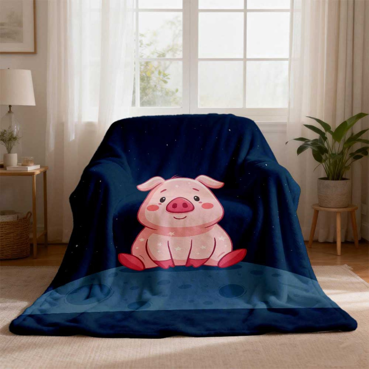 Schattig varkensdekentje voor  - Baby Nursery Fabric recensie en prijs