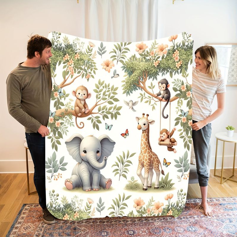 VIKAMA aquarel jungle dier bab - Baby Nursery Fabric recensie en prijs