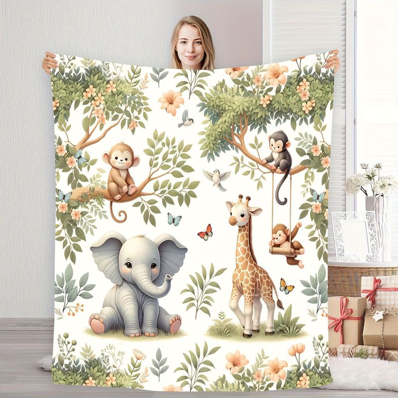 VIKAMA aquarel jungle dier bab - Baby Nursery Fabric recensie en prijs