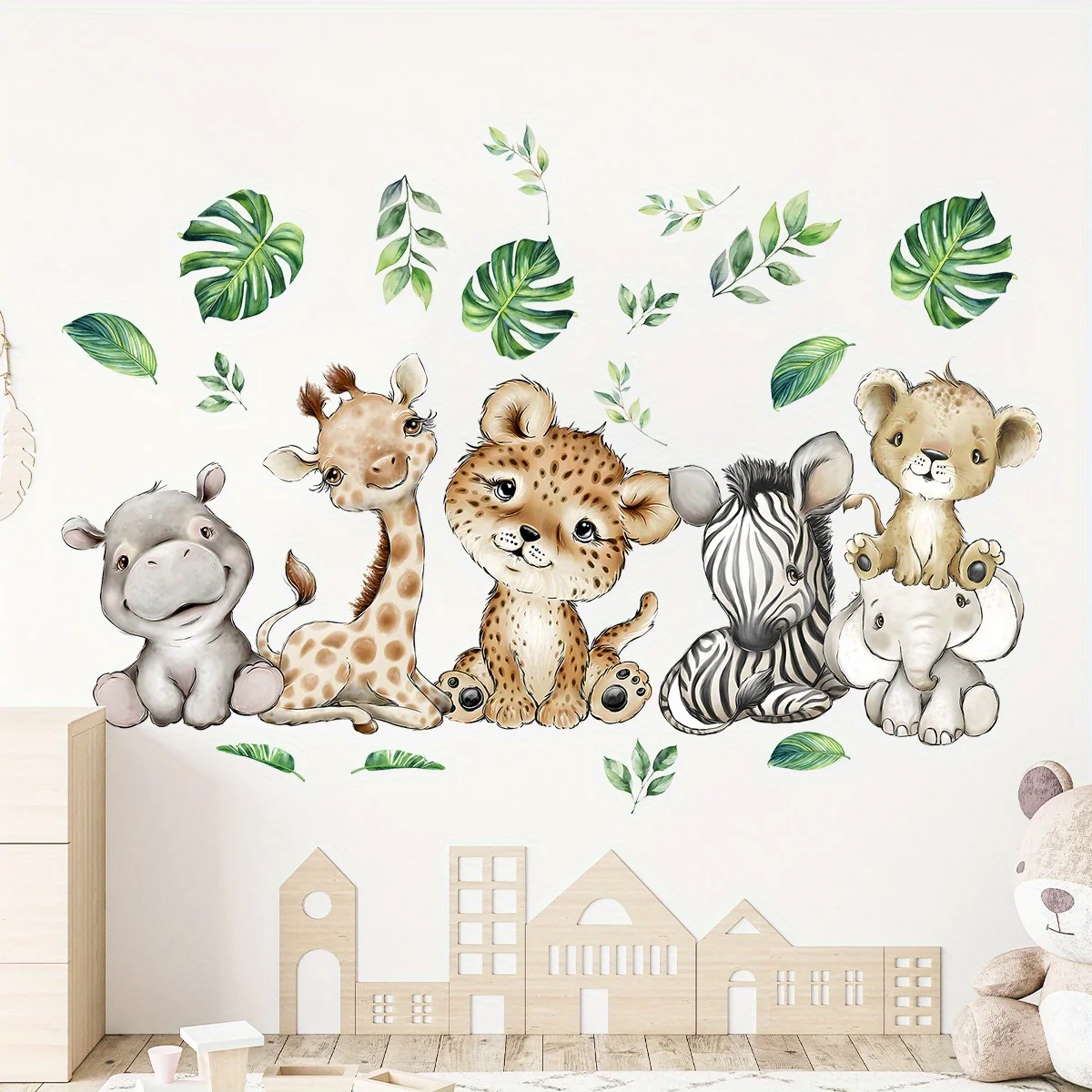 1PC Cartoon Leuke Nijlpaard Ti - Baby Nursery Vinyl recensie en prijs