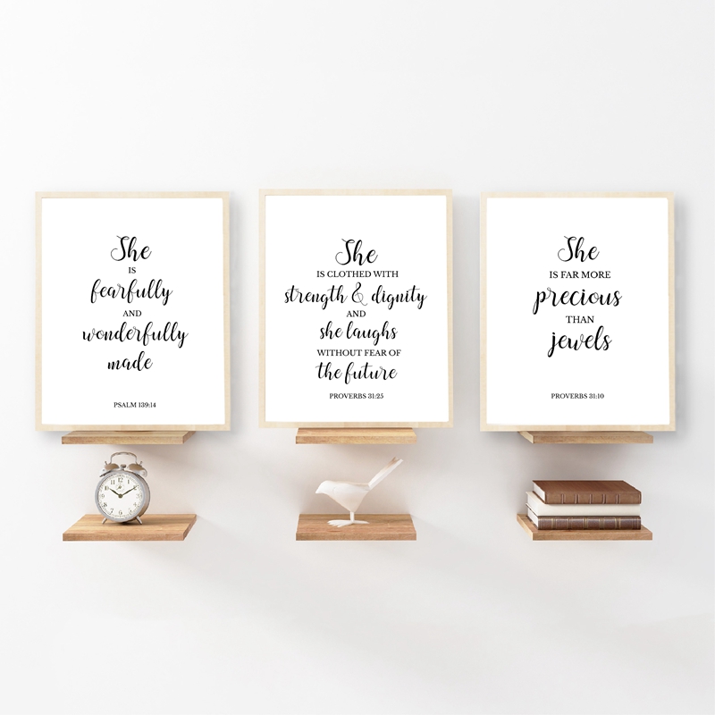 Bijbelverzen Citaat Christian  - Baby Girl Nursery Quotes recensie en prijs