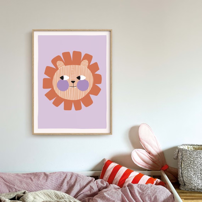 Cartoon schattige dieren illus - Baby Nursery Wall Art recensie en prijs
