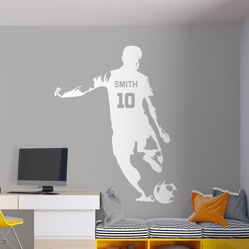 Gepersonaliseerde voetbalspele - Baby Nursery Vinyl recensie en prijs