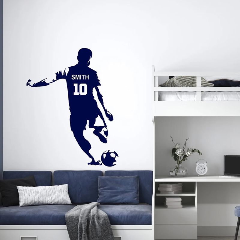 Gepersonaliseerde voetbalspele - Baby Nursery Vinyl recensie en prijs