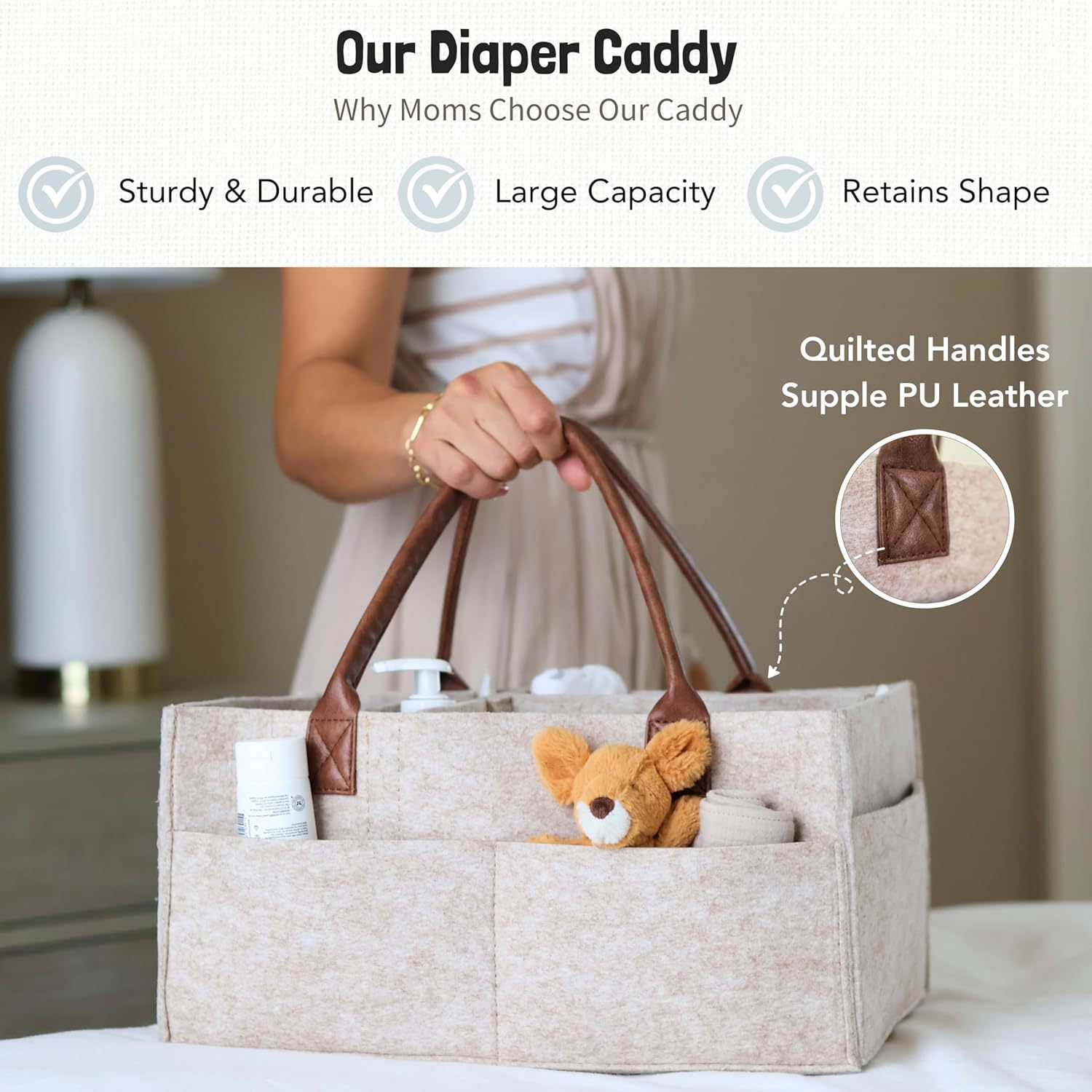 Baby Felt Opbergmandje voor de - Baby Nursery Handles recensie en prijs