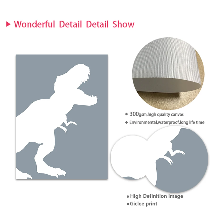 Jurassic Dinosaur Tyrannosauru - Baby Girl Nursery Quotes recensie en prijs