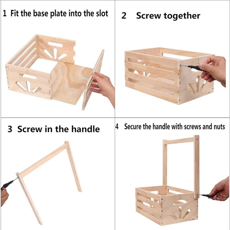 ABFU-Houten Baby Shower Cadeau - Baby Nursery Handles recensie en prijs