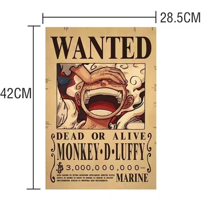 Anime One Piece Bounty Wanted  - Baby Nursery Vinyl recensie en prijs