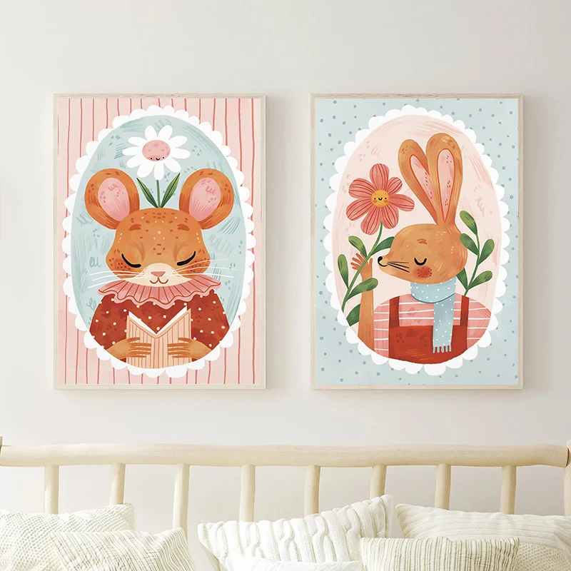 Bloemen Alfabet Onderwijs Kid  - Baby Nursery Wall Art recensie en prijs