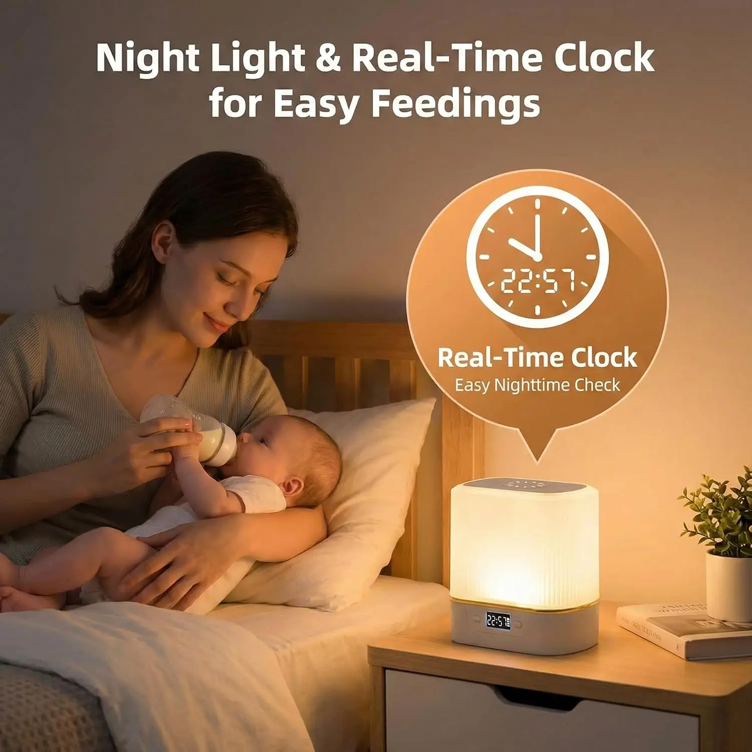 LED-nachtlampje, bedlampje, aa - Baby Nursery Light recensie en prijs