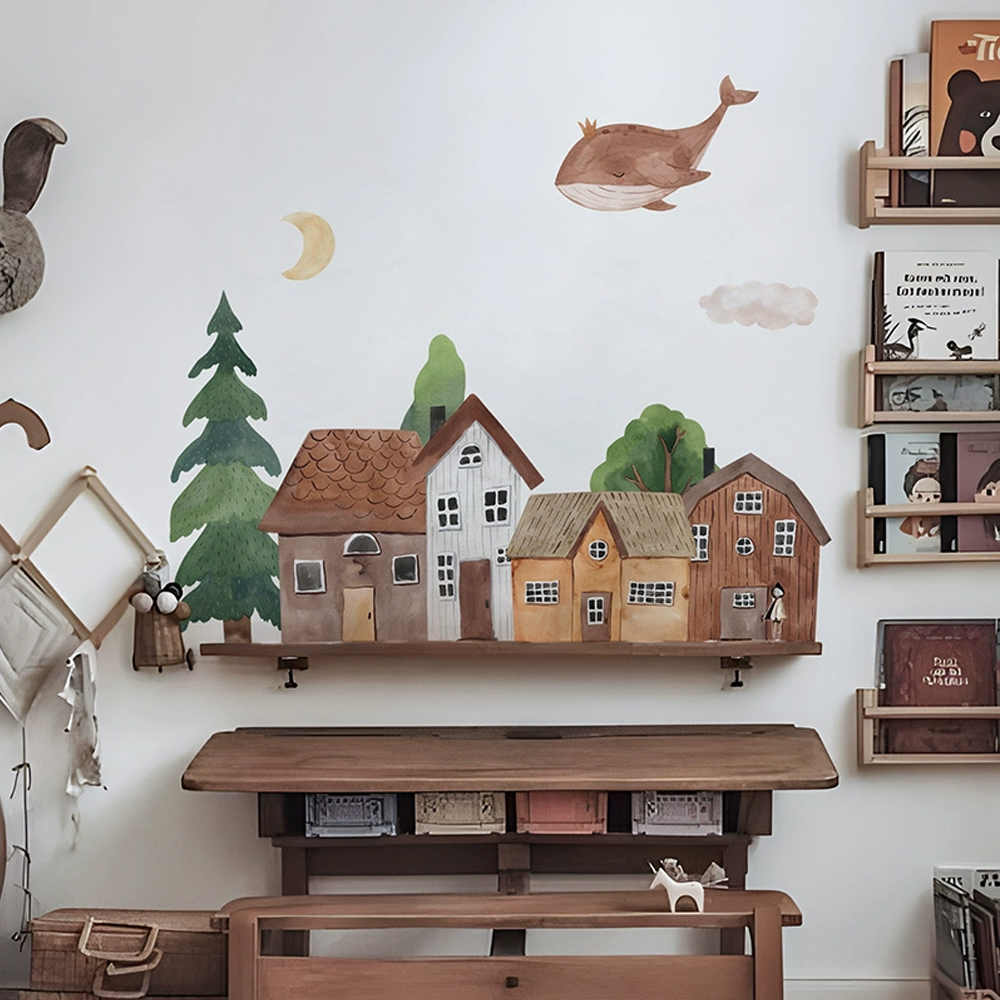 Stof Cartoon Forest Vintage St - Baby Nursery Wall Art recensie en prijs